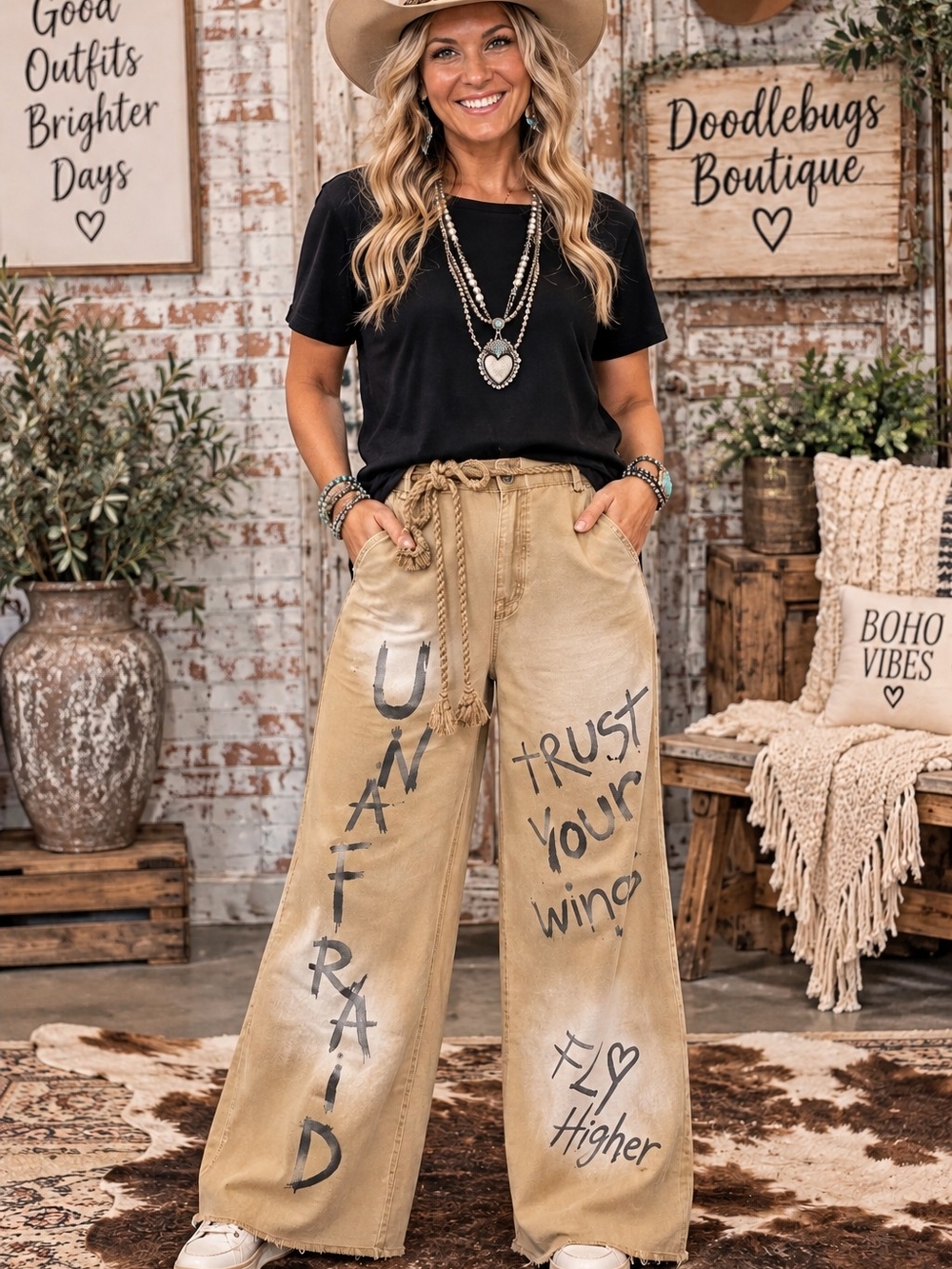 #1993 A Rare Bird Sky Bound Pants